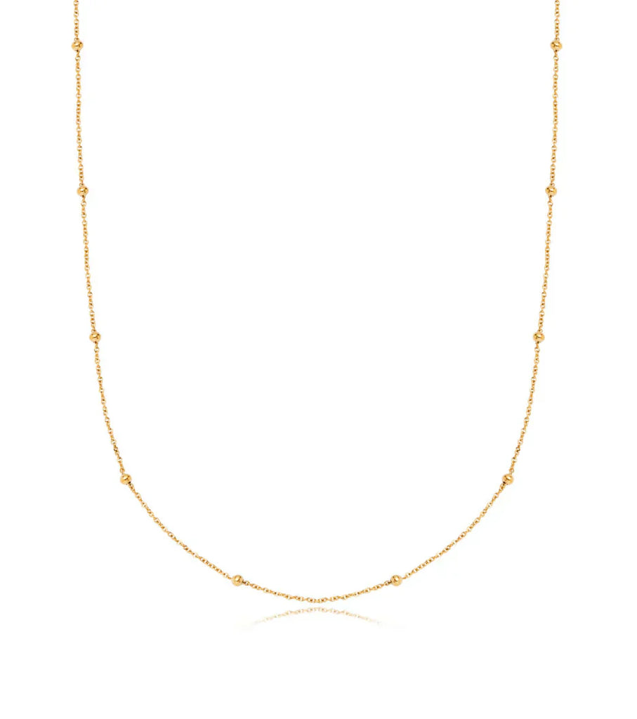 Sphere Chain Necklace (Gold)