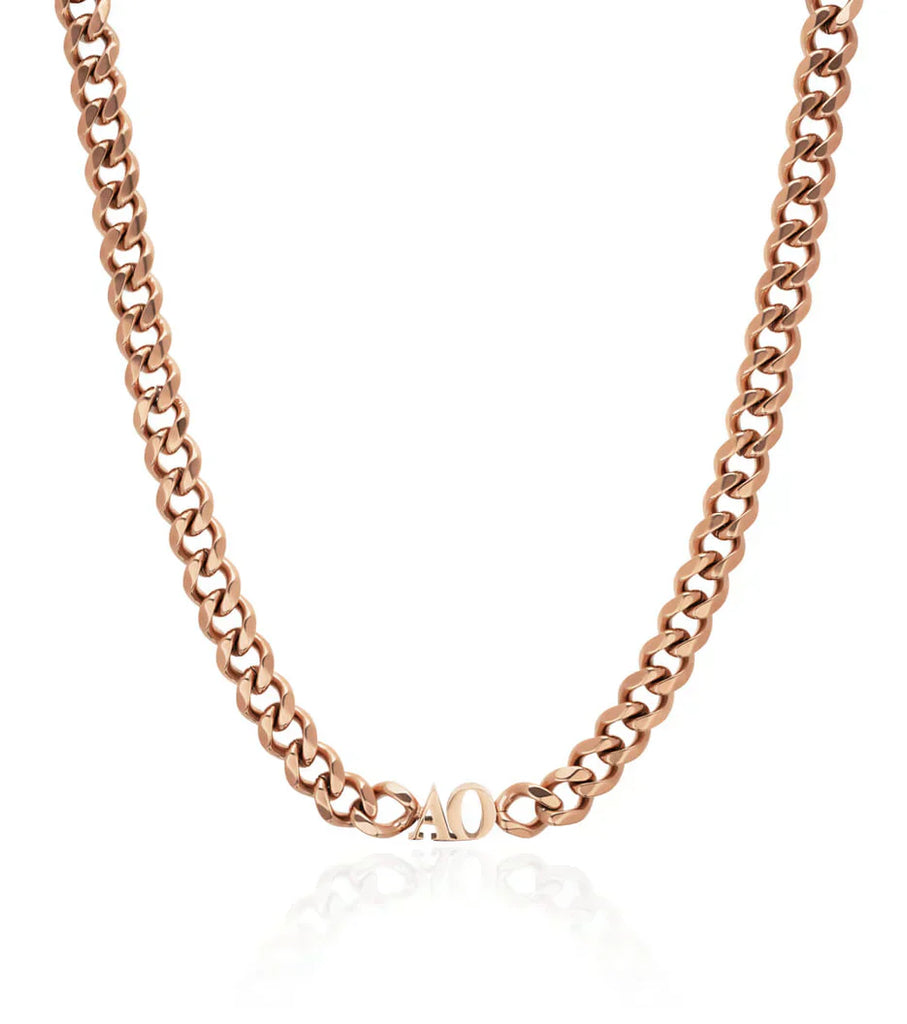 Initial Choker (Rose Gold)