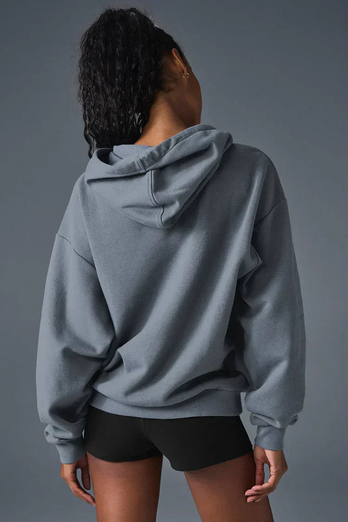 Oversized Hoodie - Steel Grey