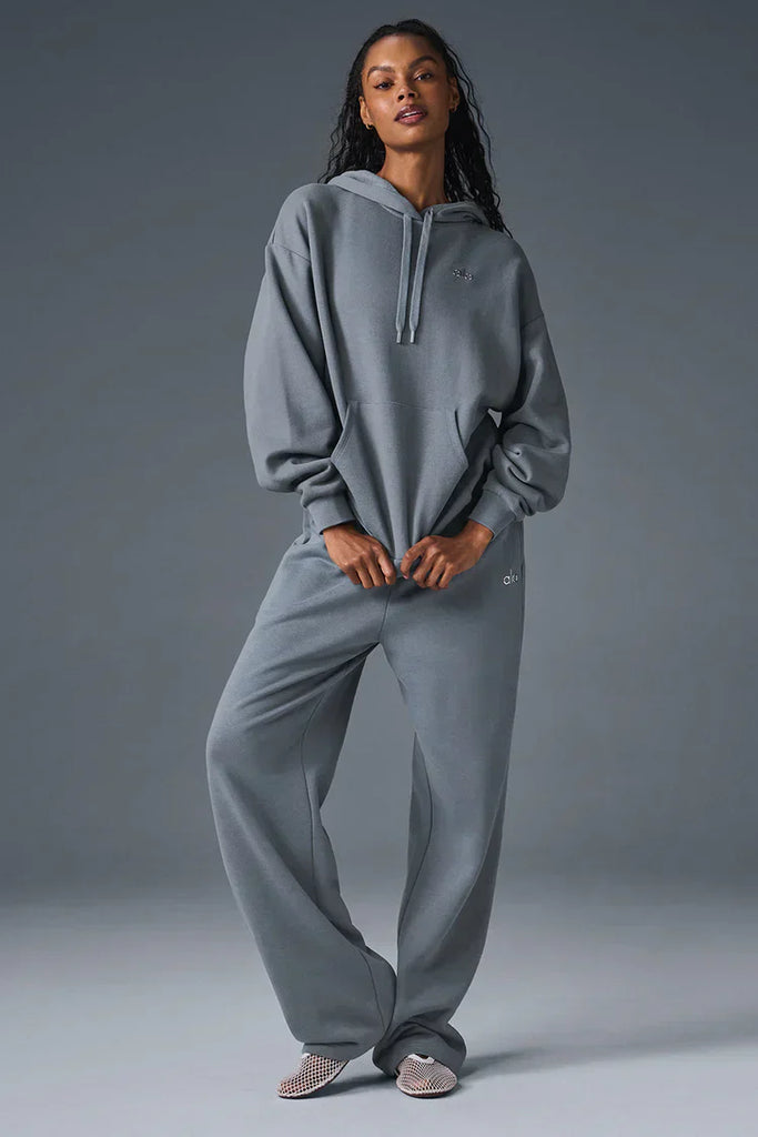 Straight Leg Sweatpant - Steel Grey