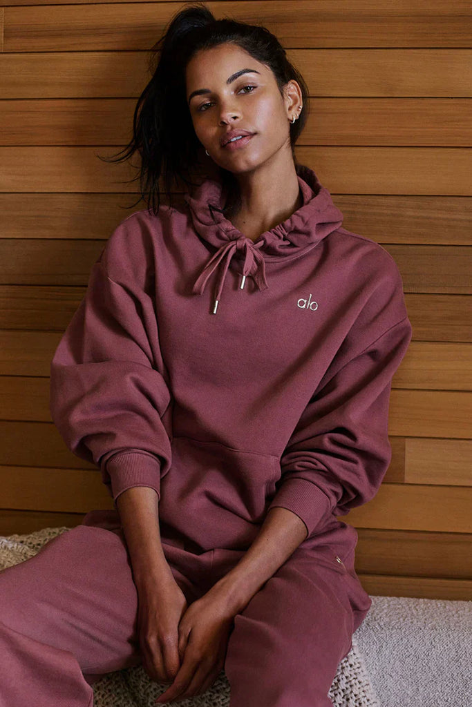 Oversized Hoodie - Burgundy