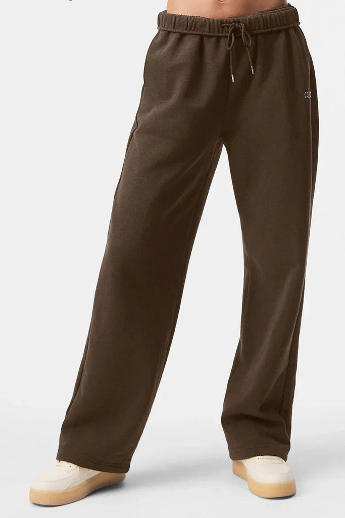 Straight Leg Sweatpant - Espresso
