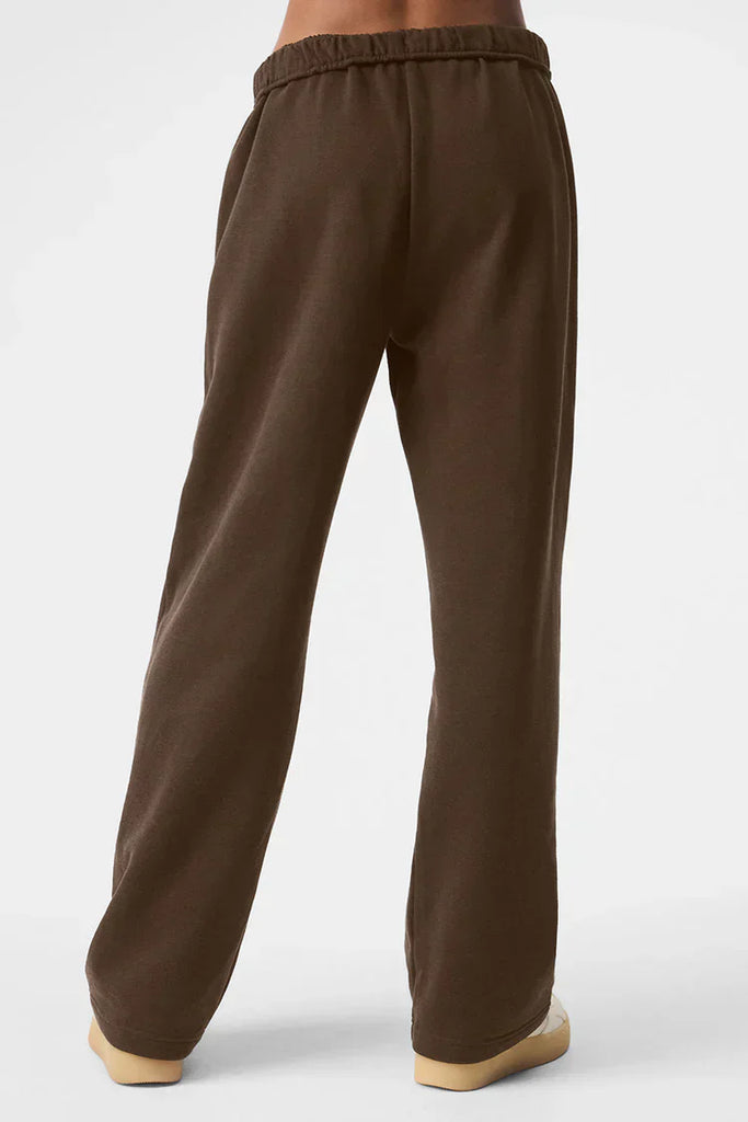 Straight Leg Sweatpant - Espresso