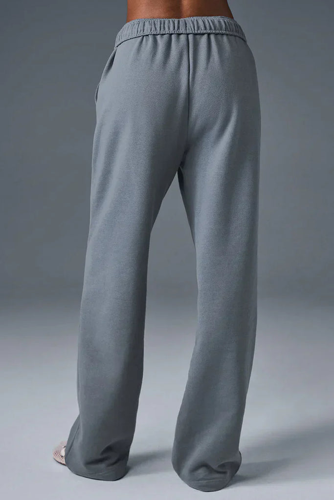 Straight Leg Sweatpant - Steel Grey