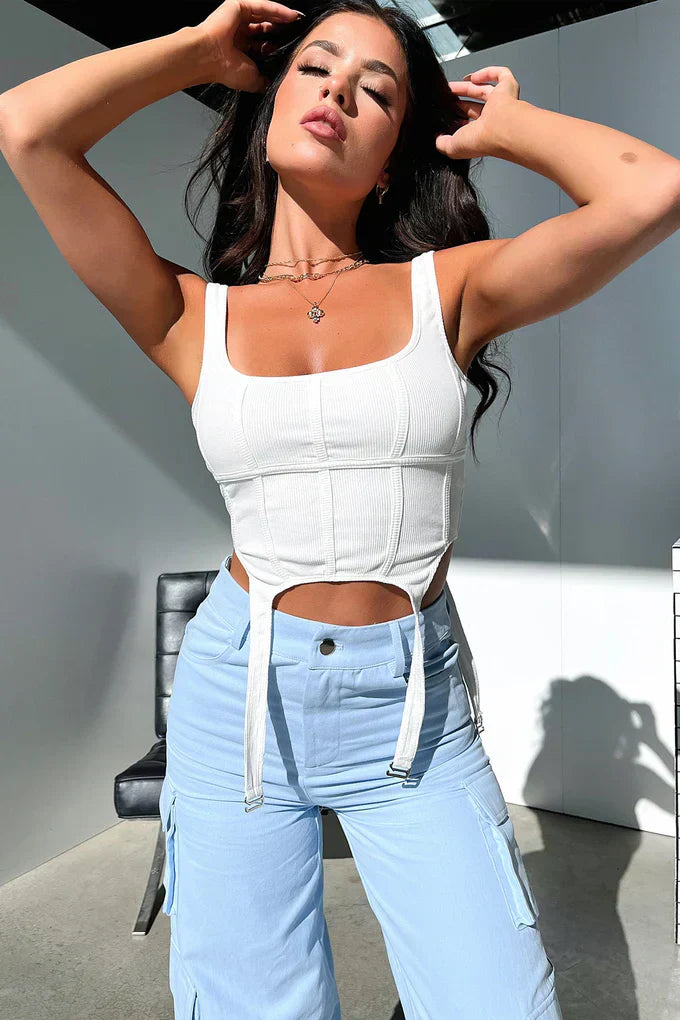 Mabel Cargo Pants - Blue