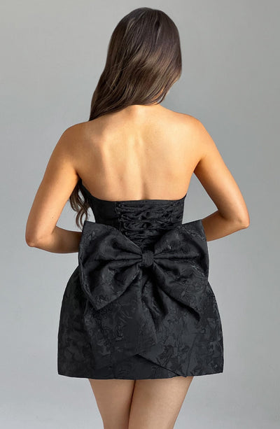 Christina Mini Dress - Black