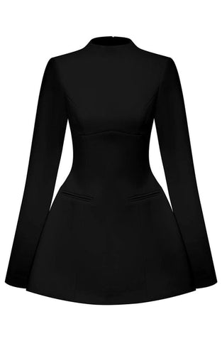 Elsa Mini Dress - Black