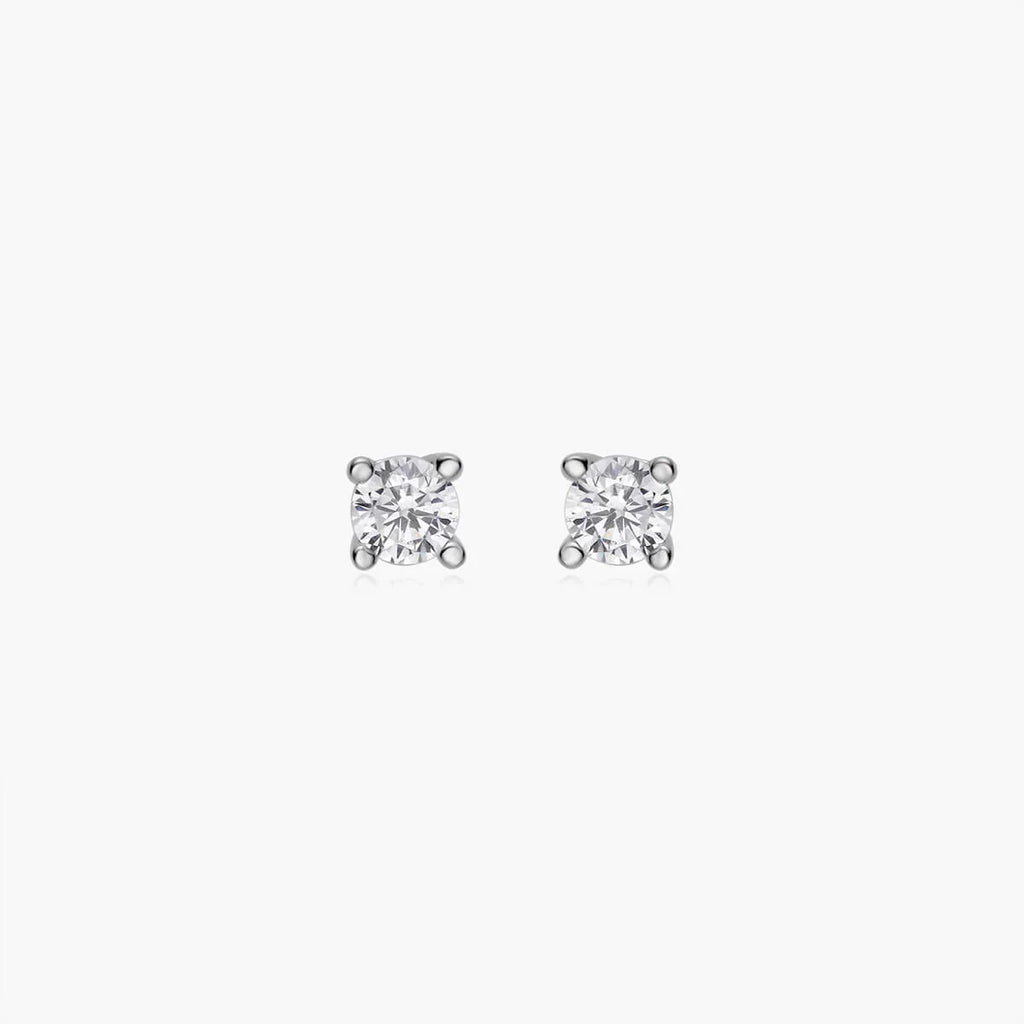 Dainty Round Stud Earrings
